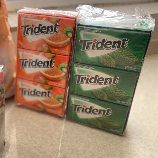 آدامس تریدنت اصلی در طعم های مختلف به قیمت عمده